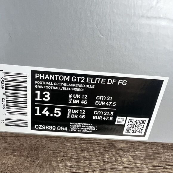 Nike Phantom GT2 Elite DF FG 'Progress Pack' Blue CZ9889 054 Mens Size 13 - Picture 10 of 10